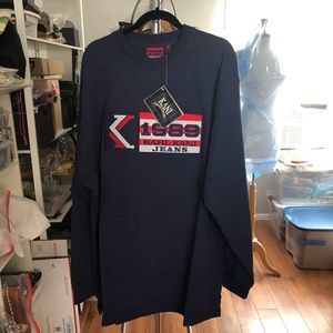 Karl Kani navy sweatshirt 4X
